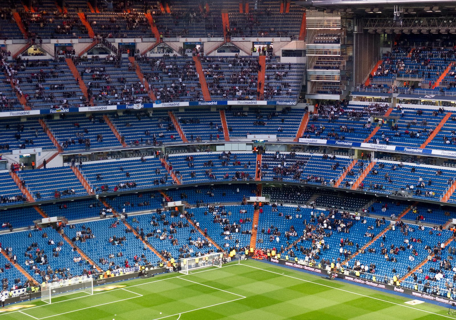 Santiago Bernabéu stadium representing Real Madrid governance